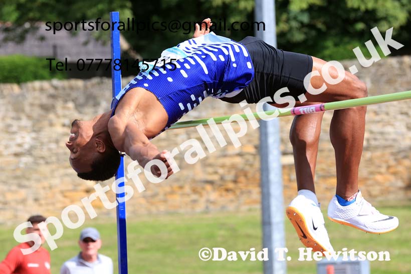 Decathlon High Jump, 2024 EAP International Combined events, Hewcham, Northumberland.  Photo: David T. Hewitson/Sports for All Pics